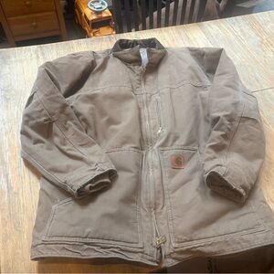 Carhartt men’s  Canvas Zip-Front Work Jacket XL